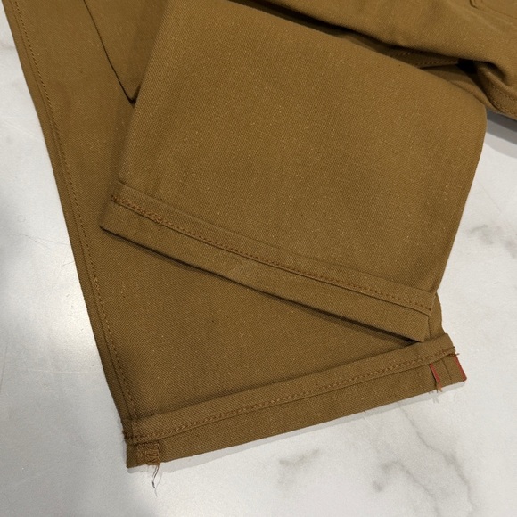 RARE GAP Kaihara Selvedge Slim Tan Men’s 36 x 32 Jeans Pants Khaki - Picture 4 of 8
